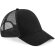 Gorra trucker con logo de poliéster con redecilla
