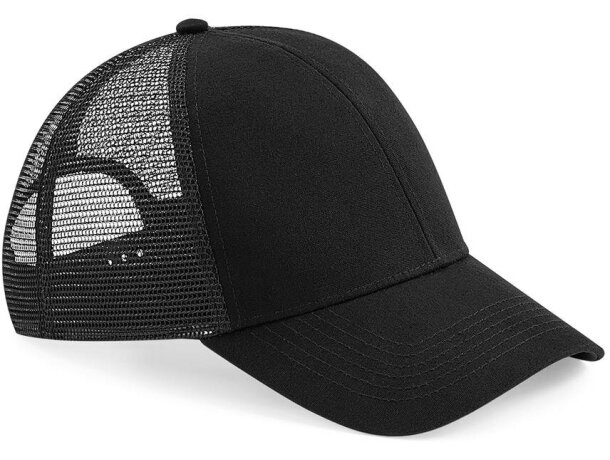 Gorras trucker personalizables algodón orgánico y cierre snapback ajustable Arena detalle 3