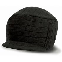 Gorro de punto modelo urbano personalizado negro Gorro de punto modelo urbano personalizado negro