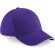 Gorra ecológica de seis paneles - moda sostenible Lavanda/blanco