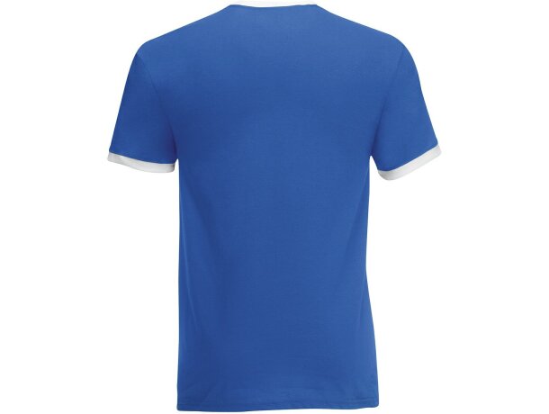 Camiseta unisex cuello y mangas de color 165 grr