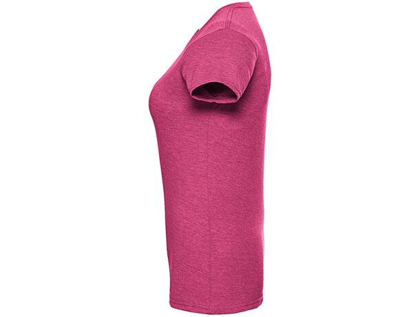 Camisetas mujer entallada poliéster-algodón 160 g/m2 HD Coral detalle 1
