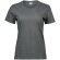 Camiseta de mujer 185 gr entallada Oxford gris
