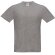Camisetas manga corta cuello v 100% algodón 145 g/m2 Exact Gris deportivo