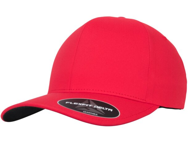 Gorra delta flexfit: comodidad y estilo en un solo modelo Rojo detalle 3