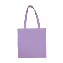 Bolsa lisa de algodón con asas largas Bolsa lisa de algodón con asas largas