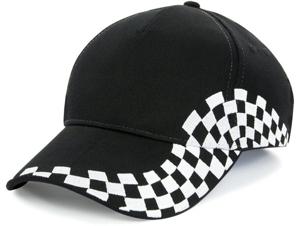 Gorra con diseño especial de carreras con logo