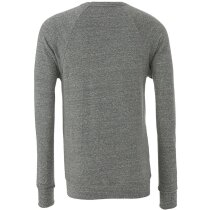 Sudadera con cuello redondo ajustada gris claro Sudadera con cuello redondo ajustada gris claro
