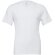 Camiseta cuello en V punto liso blanca
