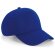 Gorra verde y ecológica de 5 paneles,. Amigable con el planeta Azul royal brillante detalle 4