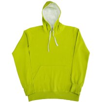 Sudaderas con capucha publicitarias Rukan bicolor con cordón