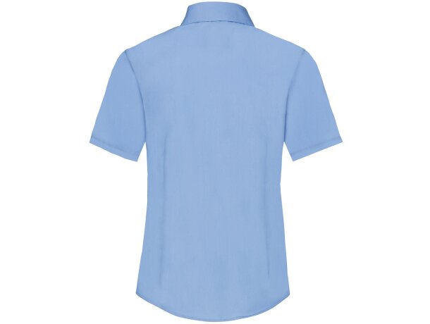 Popeline Bluse Azul medio detalle 1