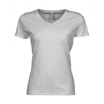 Camiseta de mujer cuello en V 160 gr Camiseta de mujer cuello en V 160 gr