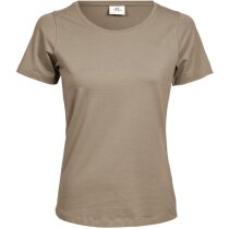 Camiseta ajustada de mujer 200 gr blanca personalizada Camiseta ajustada de mujer 200 gr blanca personalizada