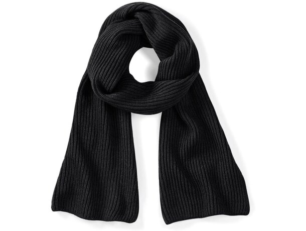 Bufanda Metro poliacrílico canalé suave 170 cm uso diario Marino francés detalle 2