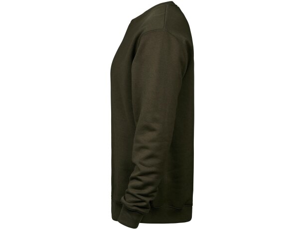 Sudadera Heavy hombre Salvia verde detalle 1