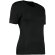 Camiseta de mujer manga corta detalles de color 135 gr
