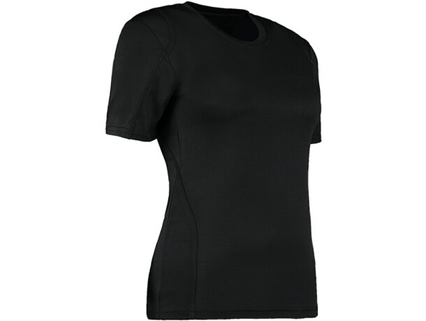 Camiseta de mujer manga corta detalles de color 135 gr
