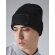 Gorro polar fabricado en poliester Negro detalle 1