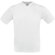 Camiseta fina 135 gr cuello en V Blanco