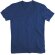 Camiseta de hombre cuello en V 135 gr personalizada azul