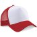 gorra sencilla con 5 paneles y rejilla trasera personalizada rosa