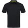 Polo de manga corta unisex 135 gr Negro opalo