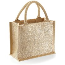 Shimmer Jute Mini Gift Bag