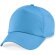 Gorra básica de algodón unisex azul claro barata