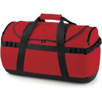 Bolsa de viaje cómoda y resistente personalizada roja Bolsa de viaje cómoda y resistente personalizada roja