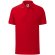 Polo manga corta unisex de algodón ring-spun 170 g/m2 Iconic Rojo