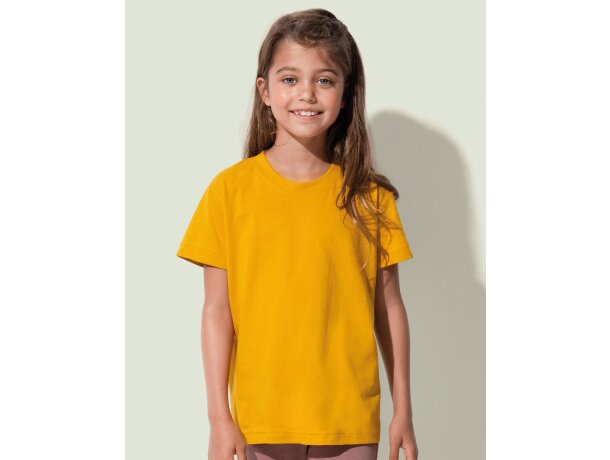 Camiseta manga corta de niños 155 gr barata