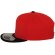 Gorra Snapback 6 panles ajustada Rojo/negro detalle 18