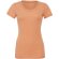 Camiseta de mujer manga corta 135 gr personalizada naranja