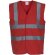 Chaleco de seguridad poliéster 120 g/m2 Rojo