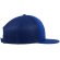 Gorra Foam Trucker visera plana Azul royal detalle 3