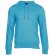 Sudadera con capucha unisex adulto azul claro