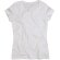 Camiseta cuello en V ligera 135 gr blanca
