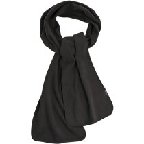 Bufanda sencilla polar personalizada negra Bufanda sencilla polar personalizada negra