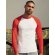 Camiseta manga larga unisex mangas contrastada 160 gr Blanco/rojo detalle 2