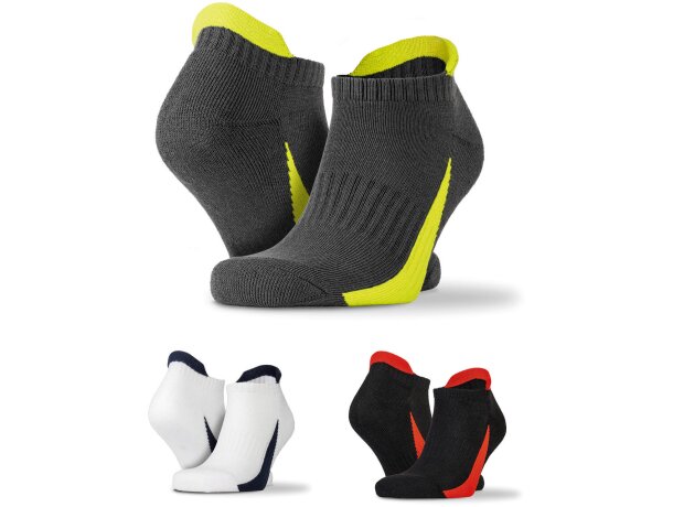 Calcetines deportivos, pack de 3 Gris brezo/negro/blanco detalle 2