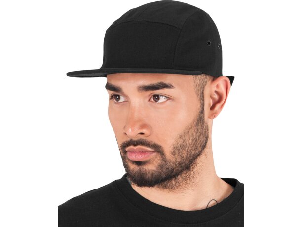 Jockey clásico: gorra de estilo vintage Negro detalle 3