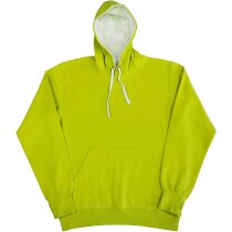 Sudadera unisex contrastada