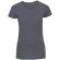 Camiseta de mujer blanca 155 gr Gris convoy