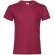 Camiseta de niña Valueweith 160 gr Rojo profundo