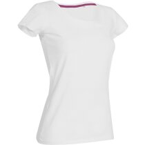 Camiseta de mujer entallada 170 gr blanca