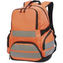 Hi-vis Backpack personalizado naranja fluor