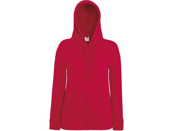 Chaqueta sudadera de mujer entallada ligera grabada