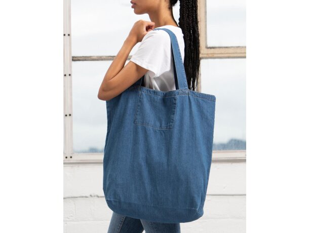 Bolsa ecológica Unisex Azul danim detalle 1