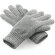 Guantes modelo Classic Thinsulate personalizado gris